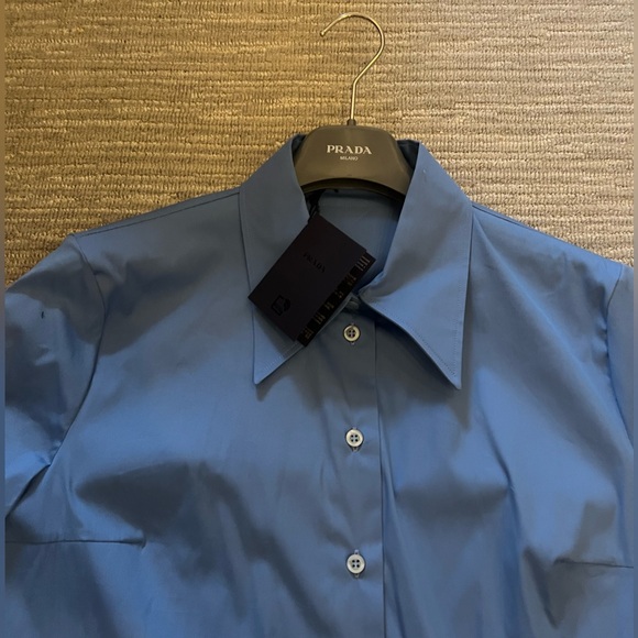 Prada Button Down - Blue Size 48 - Picture 2 of 9